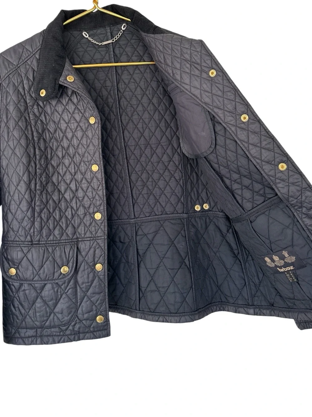 Barbour • Quilted Black Jacket - Picture 7 of 9